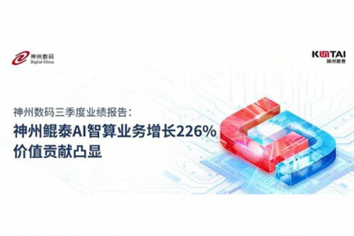 KY.COM-开云(中国)数码三季度业绩报告：神州AI智算业务增长226%，价值贡献凸显